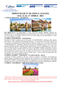 MERAVIGLIE D’ OLANDA E ALSAZIA DAL 12 AL 17 APRILE 2023 - Avis Bellaria Igea M. - Avis Rimini - Avis Verucchio